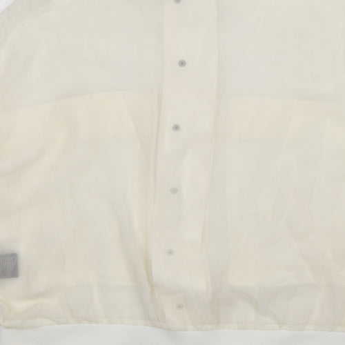 Gestuz Womens Ivory   Basic Blouse Size 10