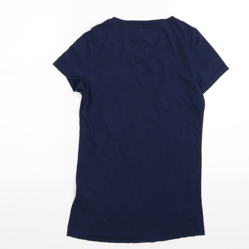 Hilfiger Denim Womens Blue   Basic T-Shirt Size S
