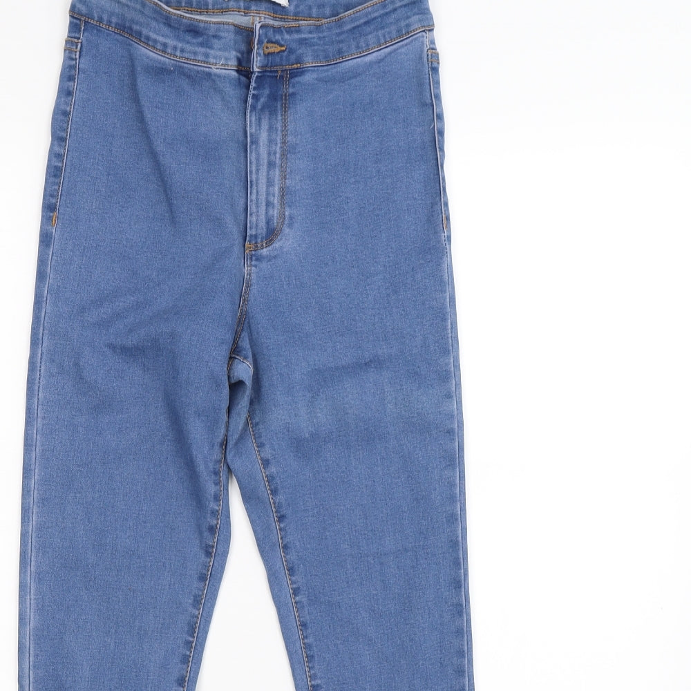 denim co Womens Blue  Denim Jegging Leggings Size 10 L26 in