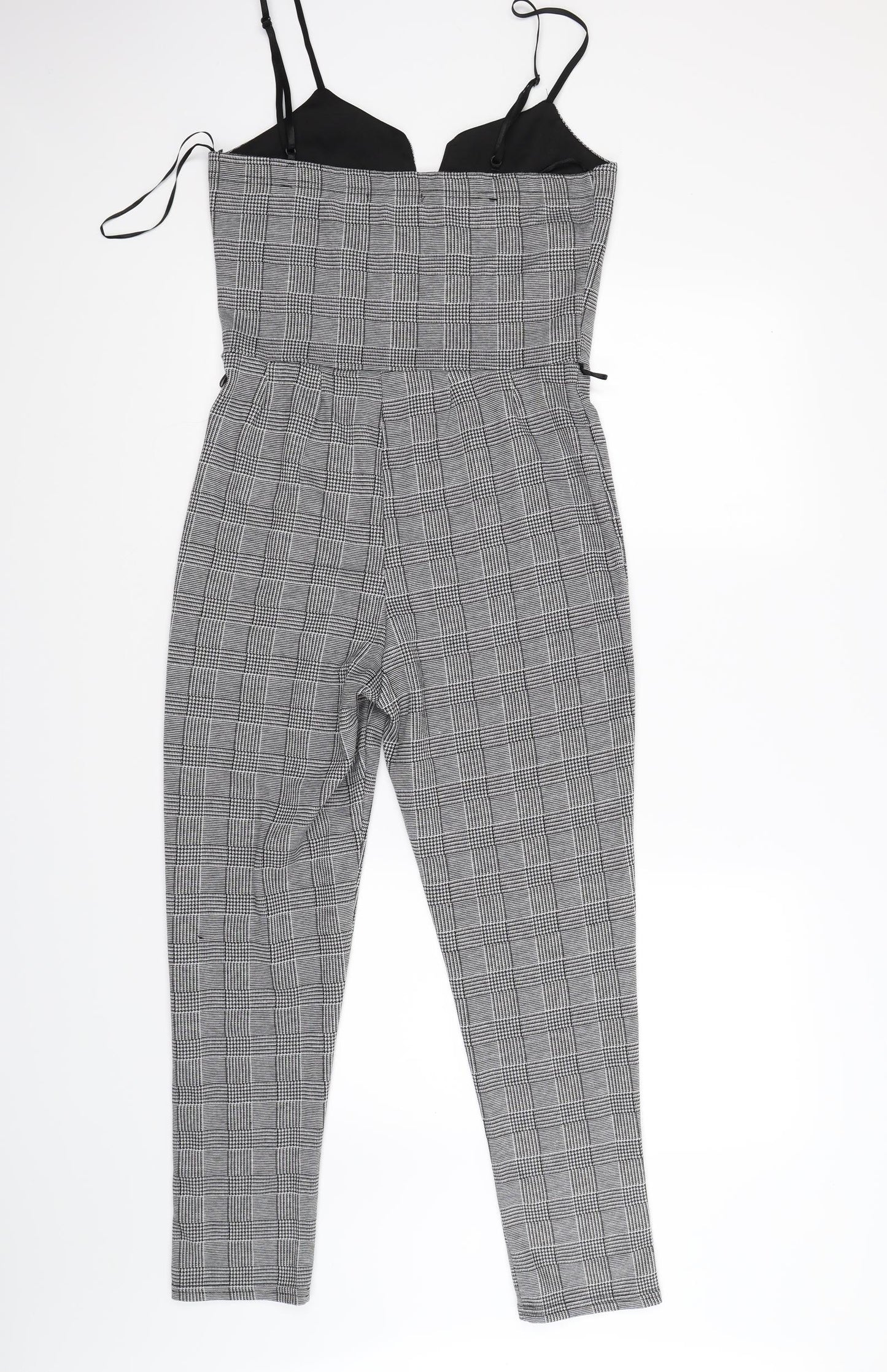 Quiz Womens Green Check  Jumpsuit One-Piece Size 12 L27 in