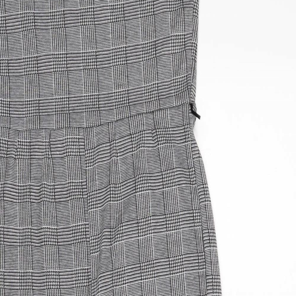 Quiz Womens Green Check  Jumpsuit One-Piece Size 12 L27 in