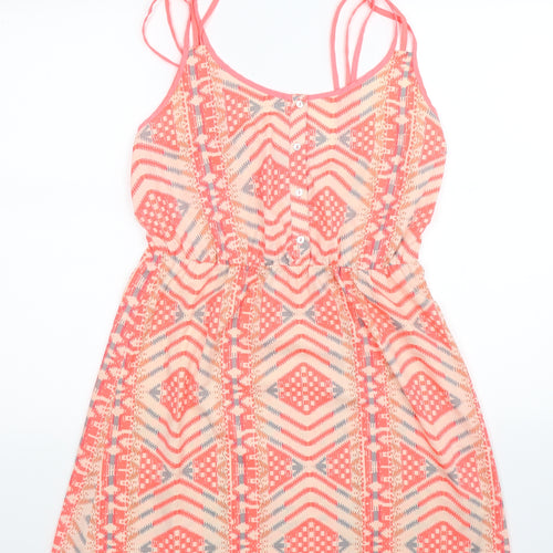 Atmosphere Womens Orange Geometric  Kaftan  Size 12  - beach wear