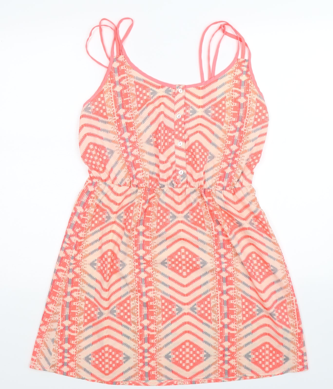 Atmosphere Womens Orange Geometric  Kaftan  Size 12  - beach wear