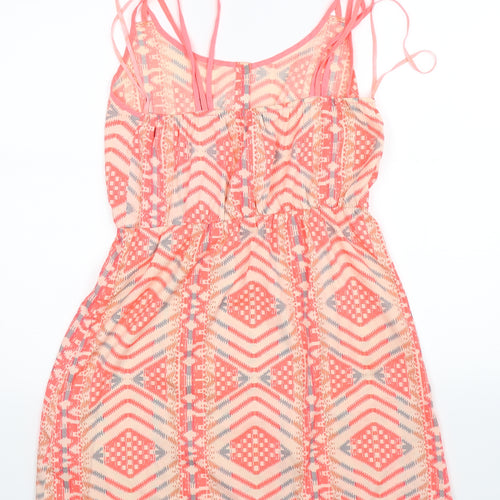 Atmosphere Womens Orange Geometric  Kaftan  Size 12  - beach wear