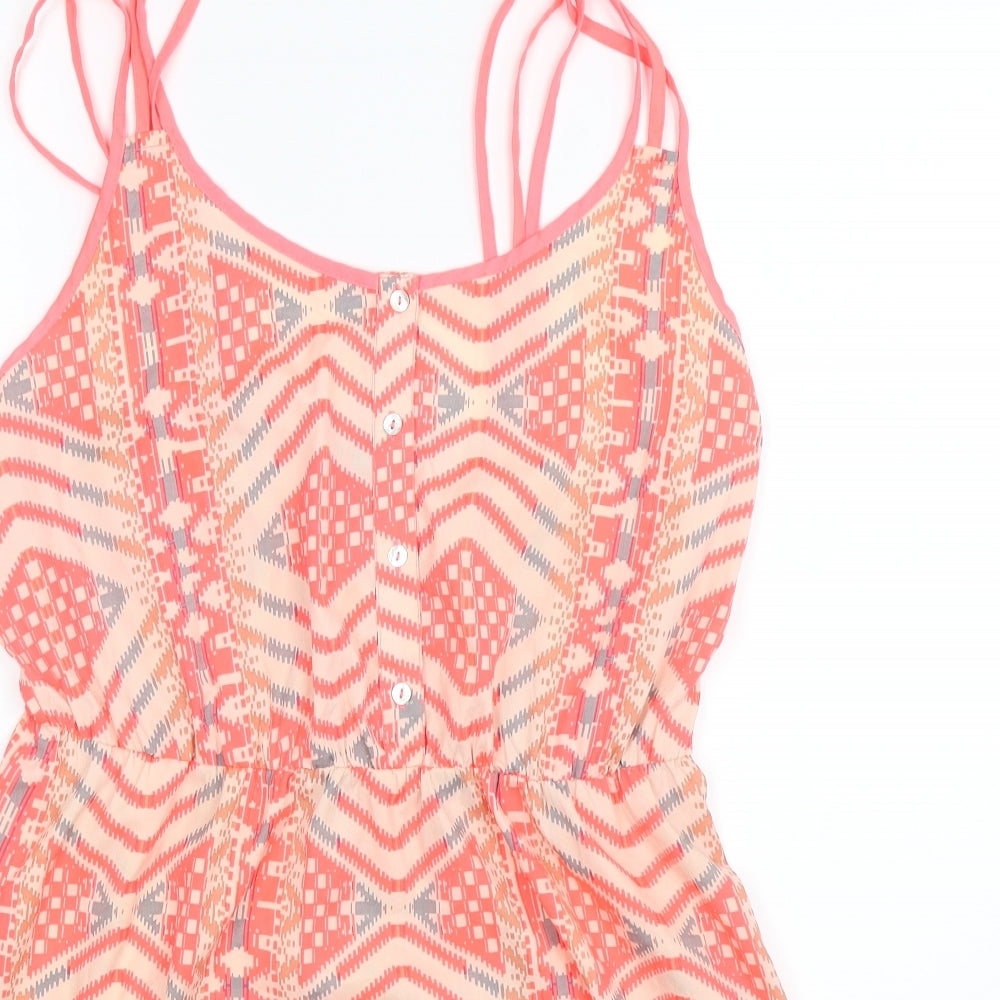 Atmosphere Womens Orange Geometric  Kaftan  Size 12  - beach wear