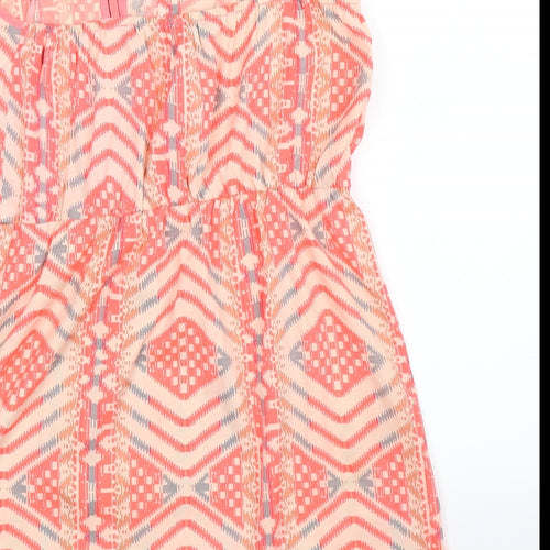 Atmosphere Womens Orange Geometric  Kaftan  Size 12  - beach wear
