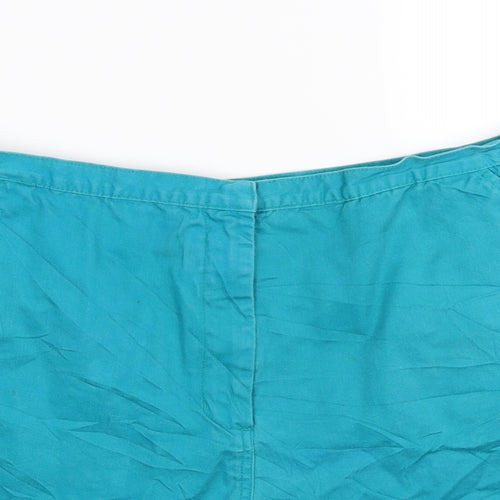 TESCO Womens Blue  Denim Cut-Off Shorts Size 20