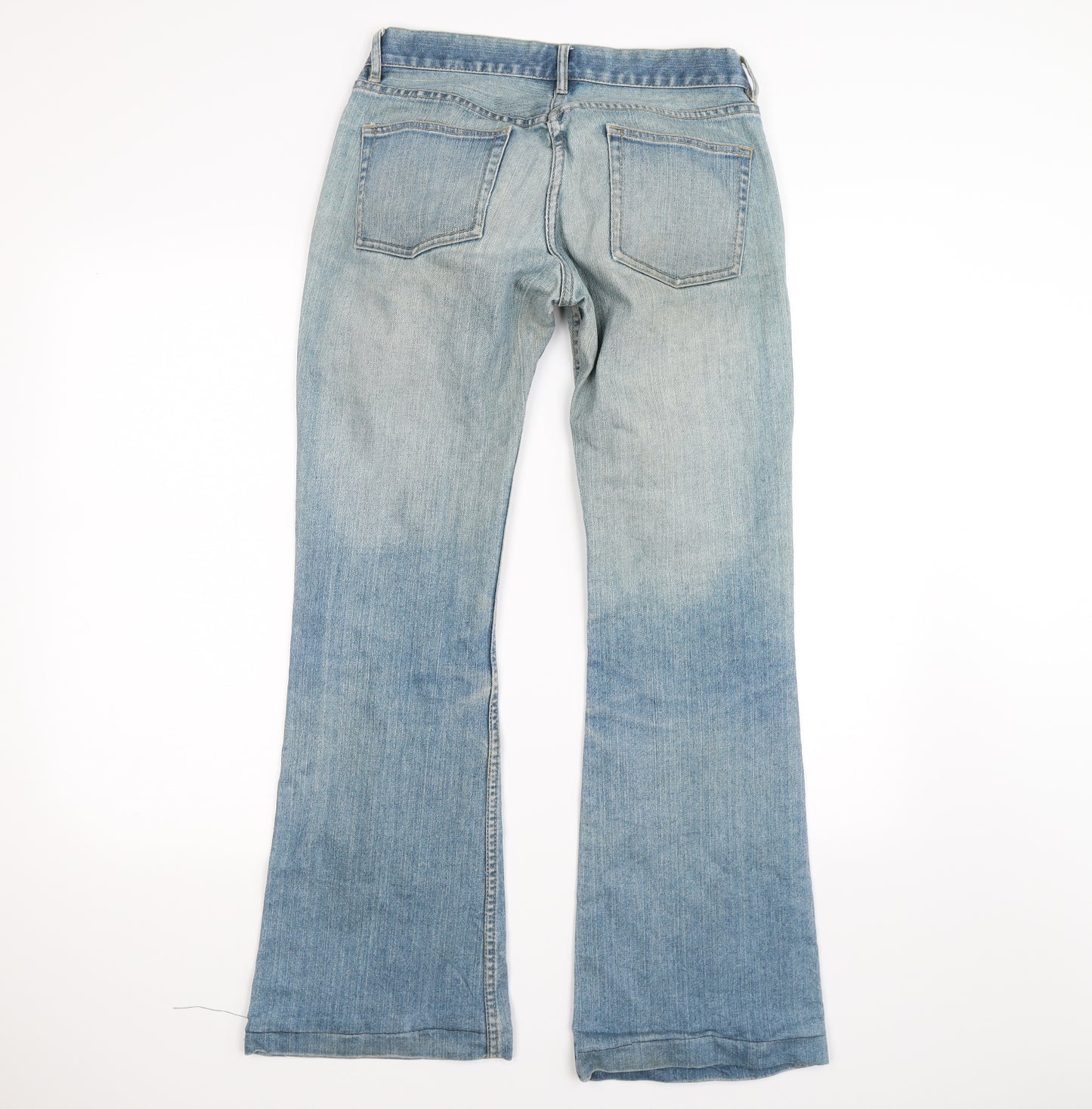 FCUK Womens Blue  Denim Bootcut Jeans Size 10 L30 in