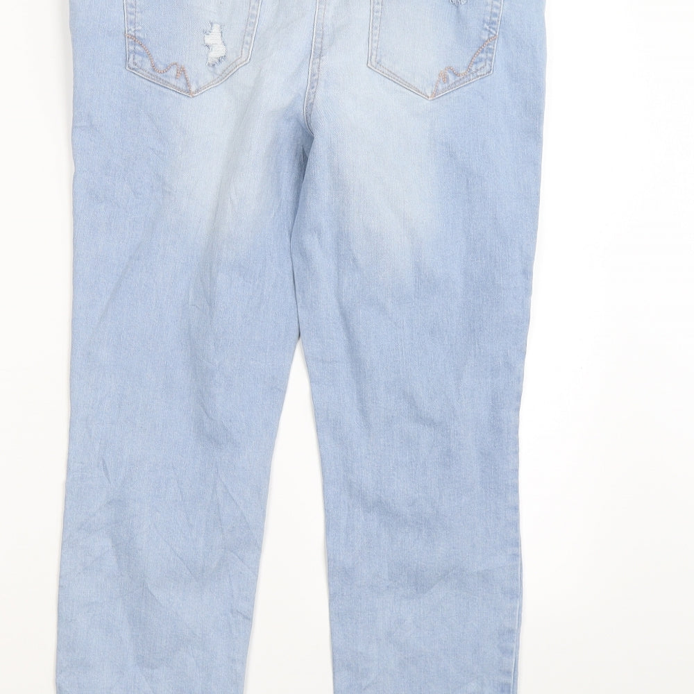 NEXT Womens Blue  Denim Cropped Jeans Size 14 L25 in
