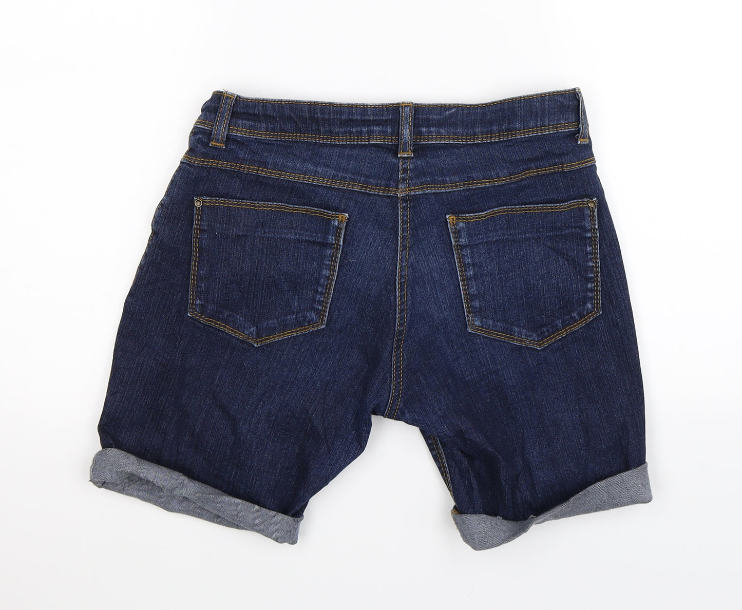Marks and Spencer Girls Blue  Denim Cut-Off Shorts Size 13-14 Years