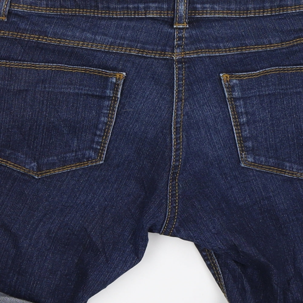 Marks and Spencer Girls Blue  Denim Cut-Off Shorts Size 13-14 Years