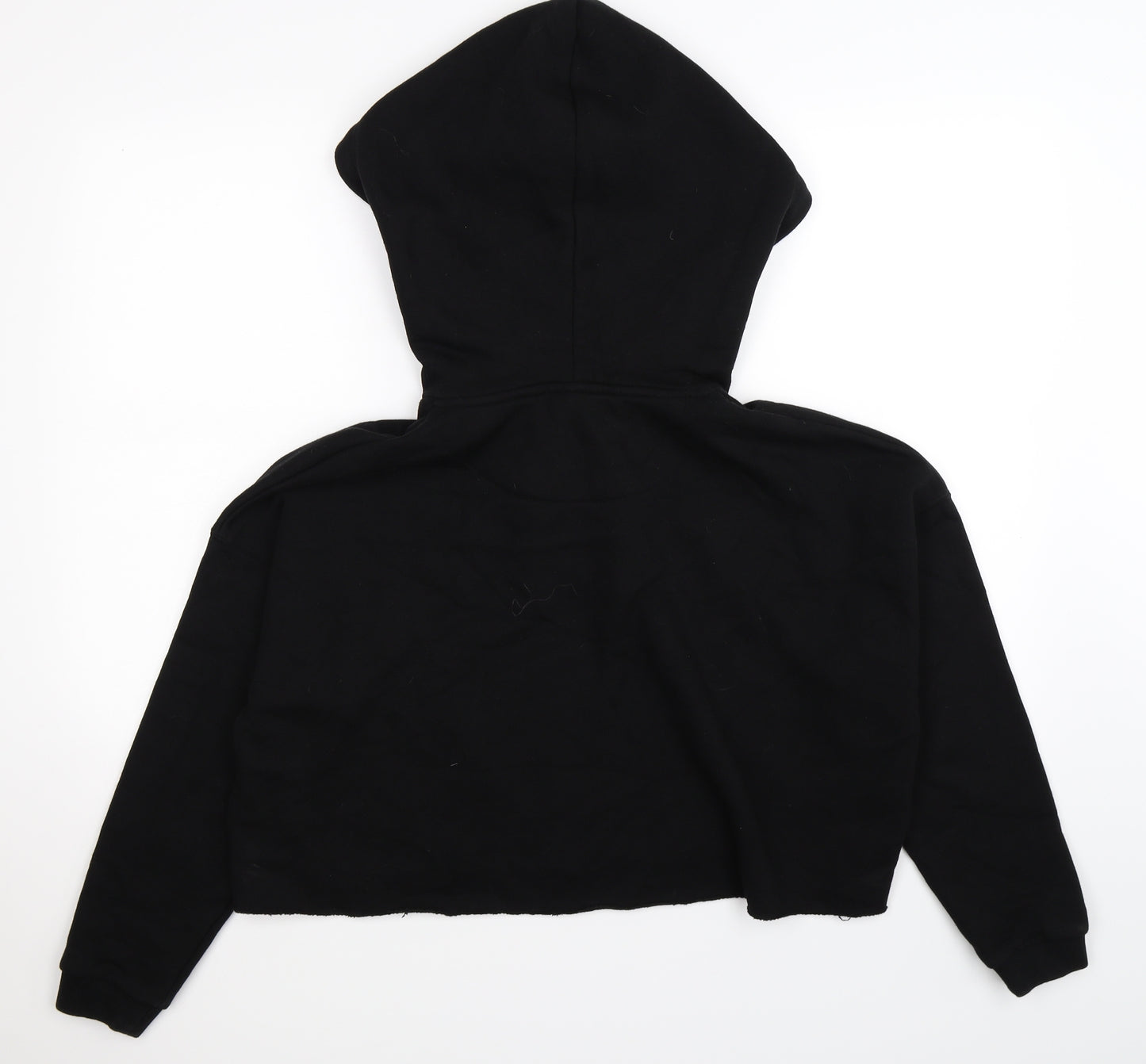 USA Pro Womens Black   Pullover Hoodie Size 10  - cropped