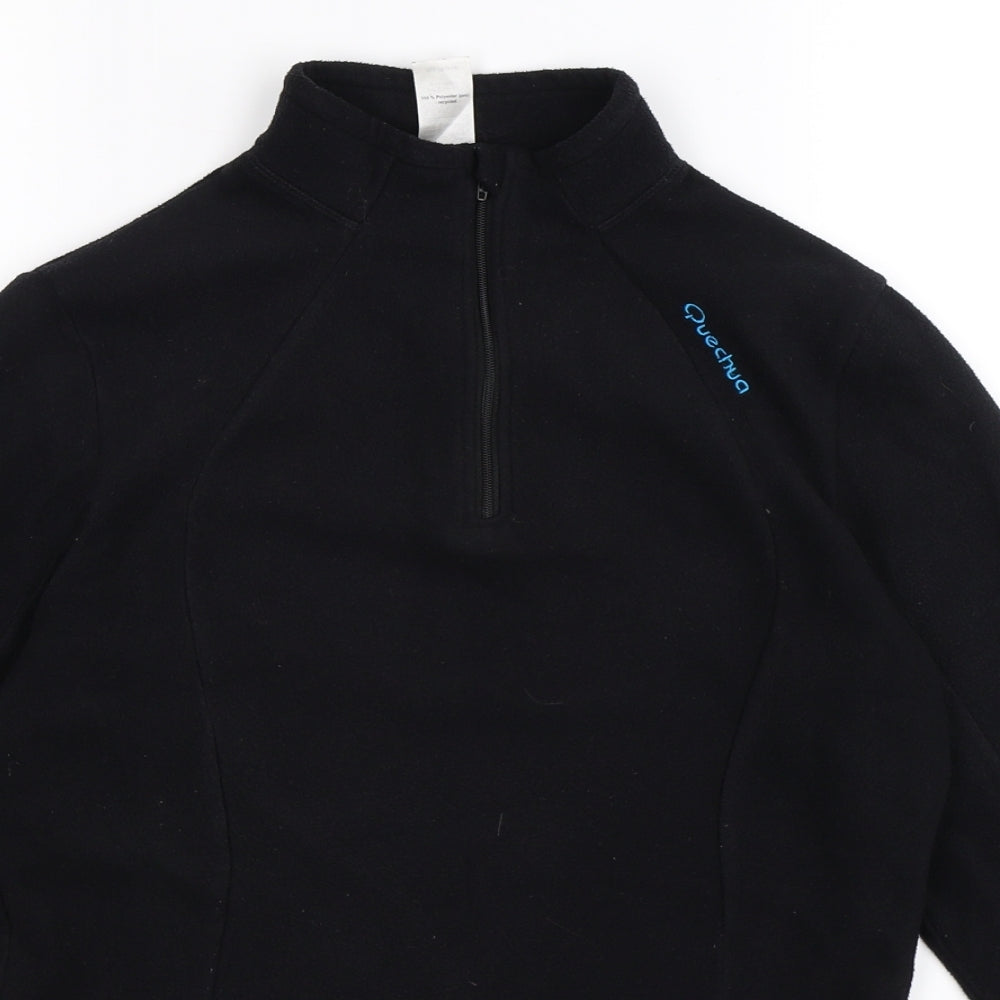 Quechua Womens Black  Fleece Jacket  Size XS