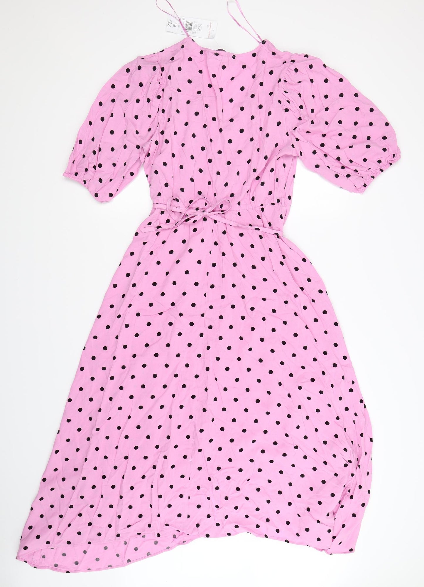 F&F Womens Pink Polka Dot  Trapeze & Swing  Size 10