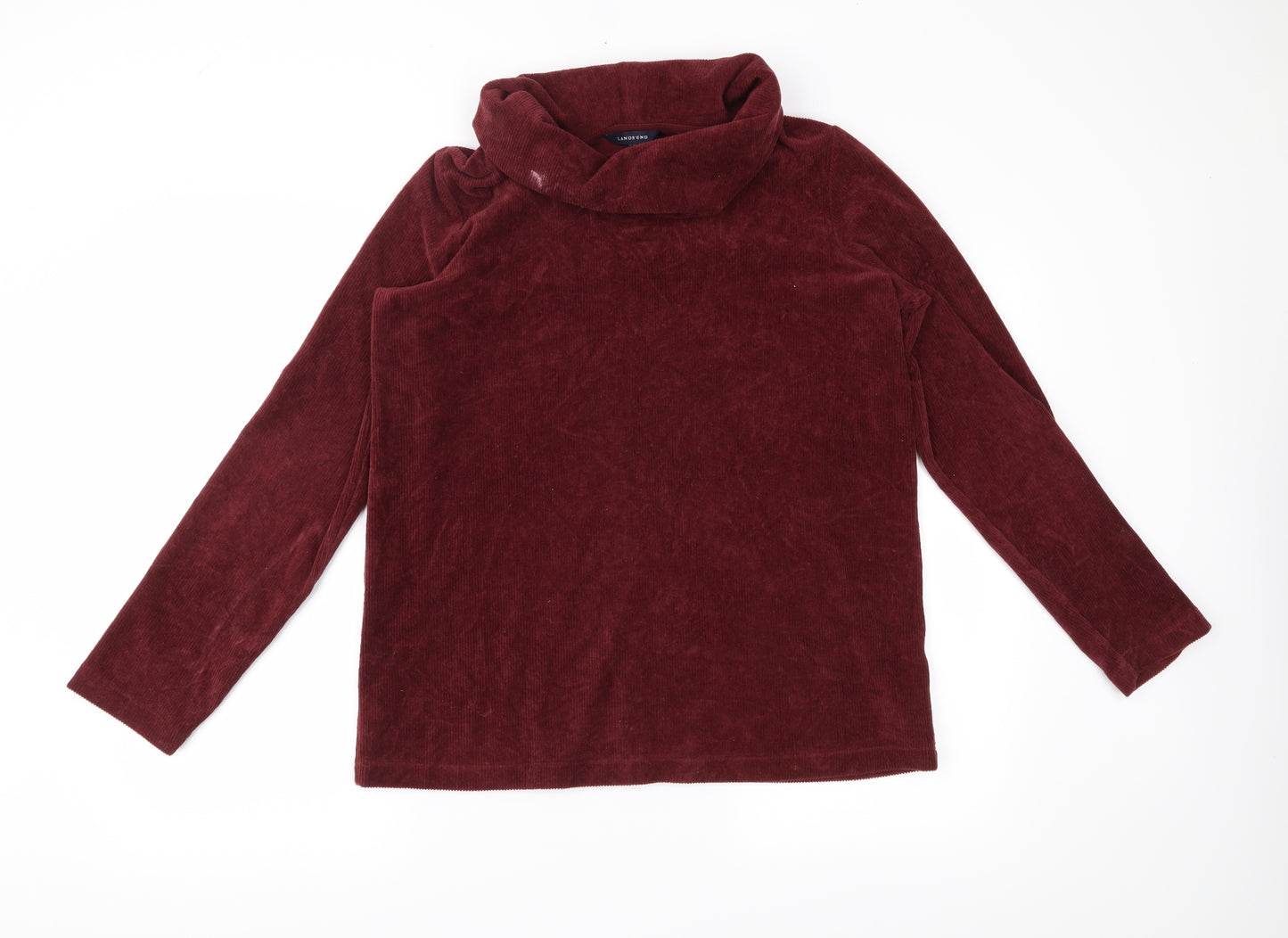 lands end Womens Red   Pullover Jumper Size 10