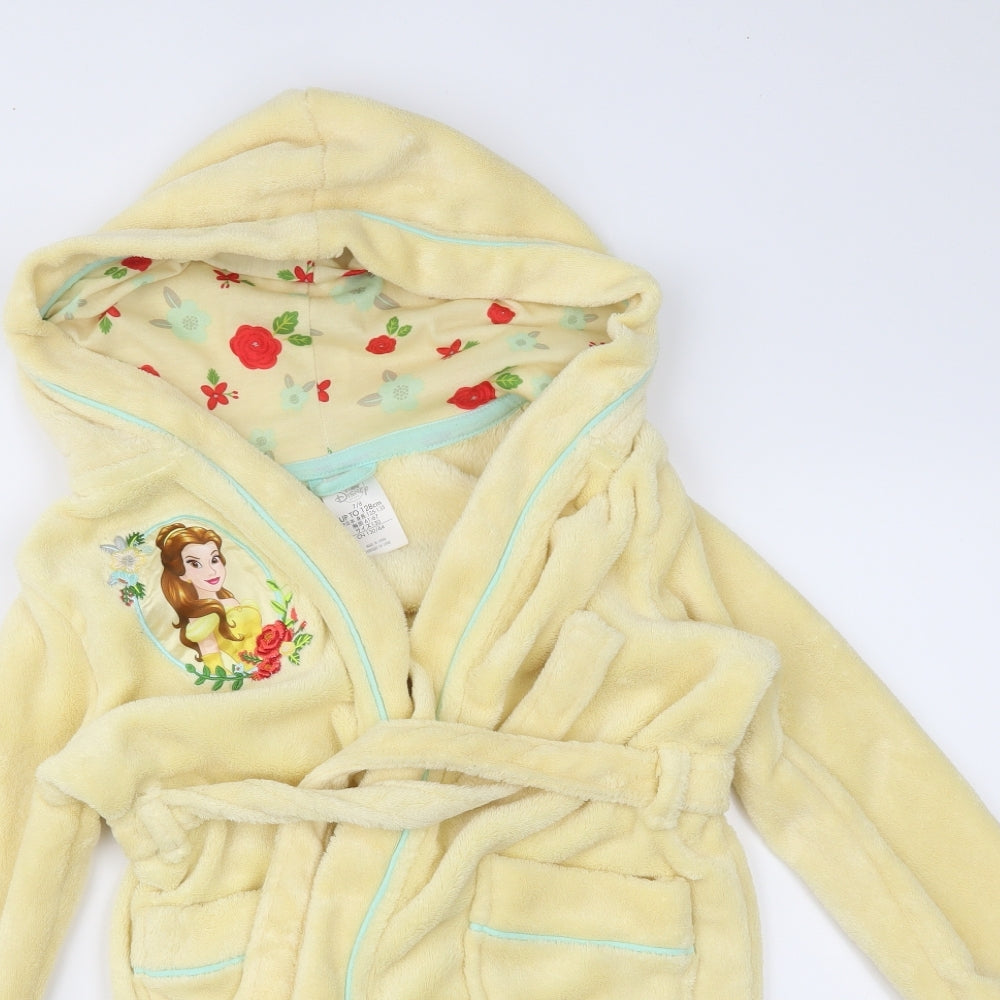 Disney Girls Yellow   Top Robe Size 7-8 Years