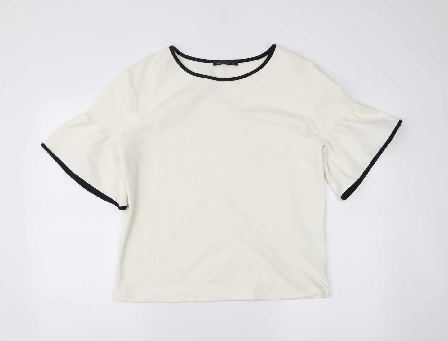 m&s Womens White   Basic Blouse Size 12