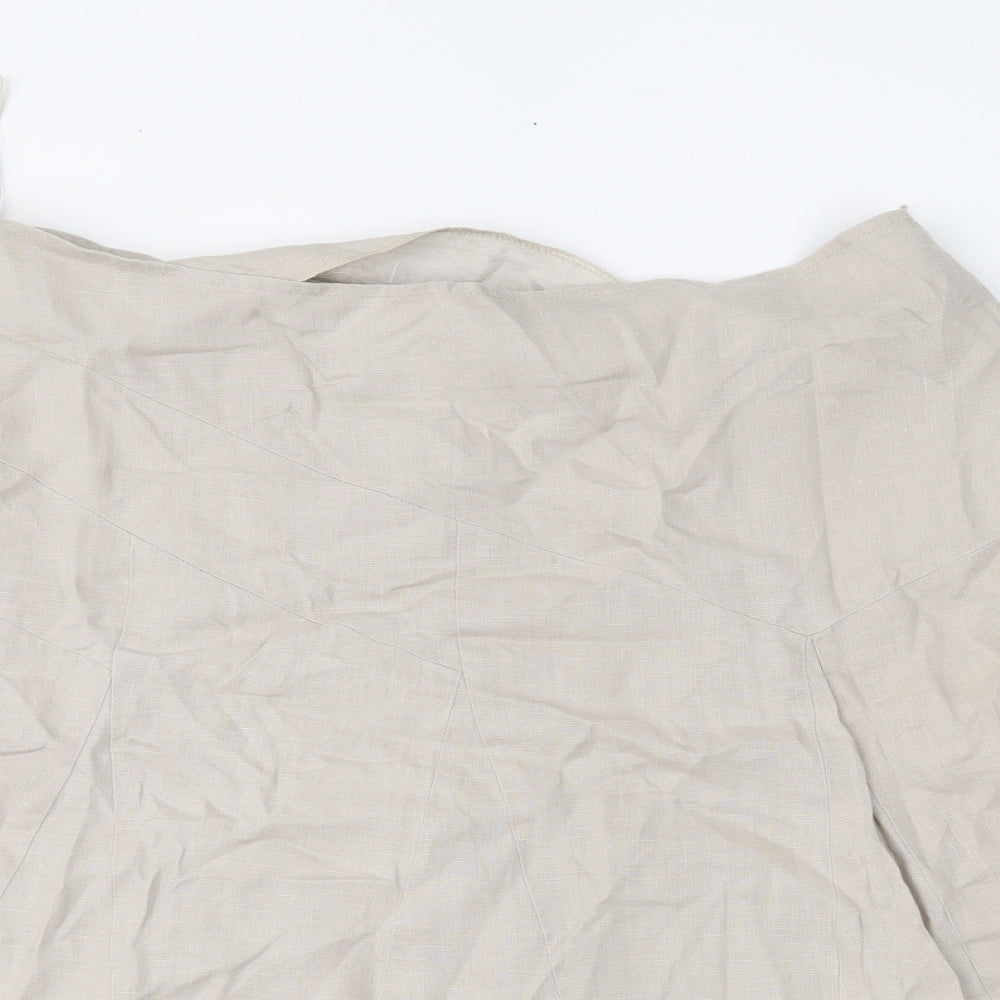 TU Womens Beige   Swing Skirt Size 16