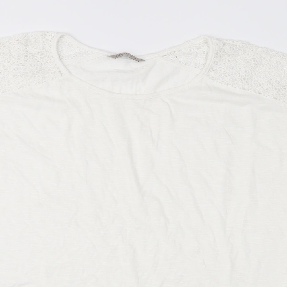 M&S  Womens White   Basic Blouse Size 24
