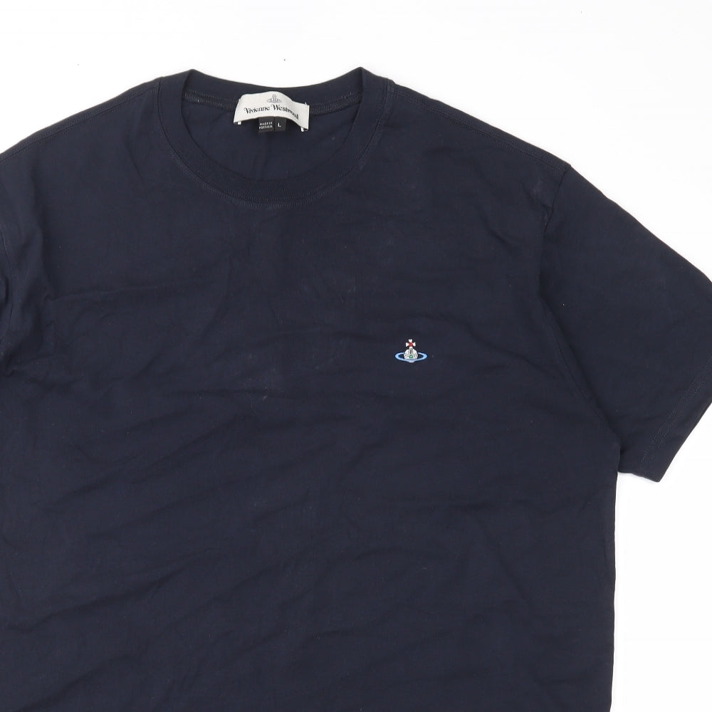 Vivienne Westwood Mens Blue    T-Shirt Size L