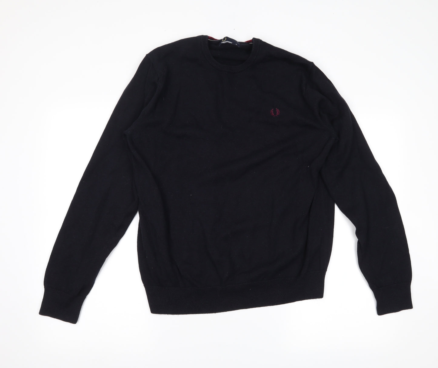 fredperry Mens Black   Pullover Jumper Size XL
