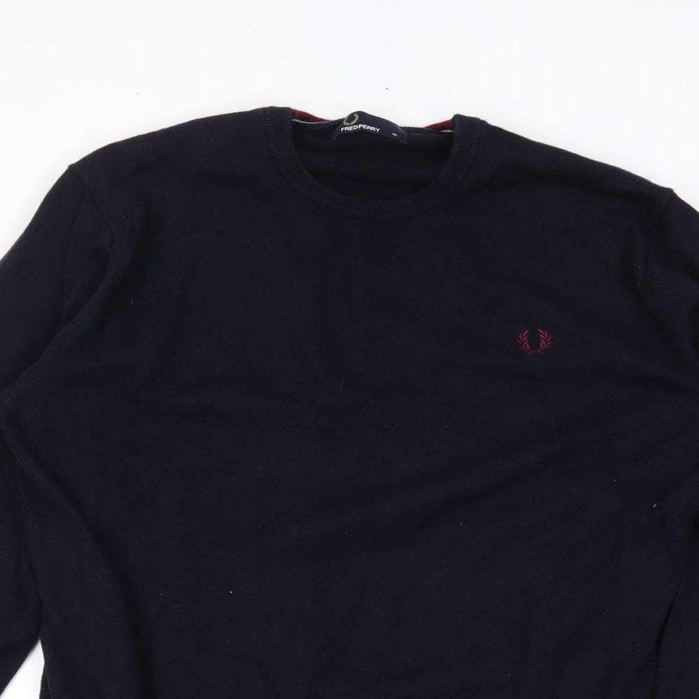 fredperry Mens Black   Pullover Jumper Size XL