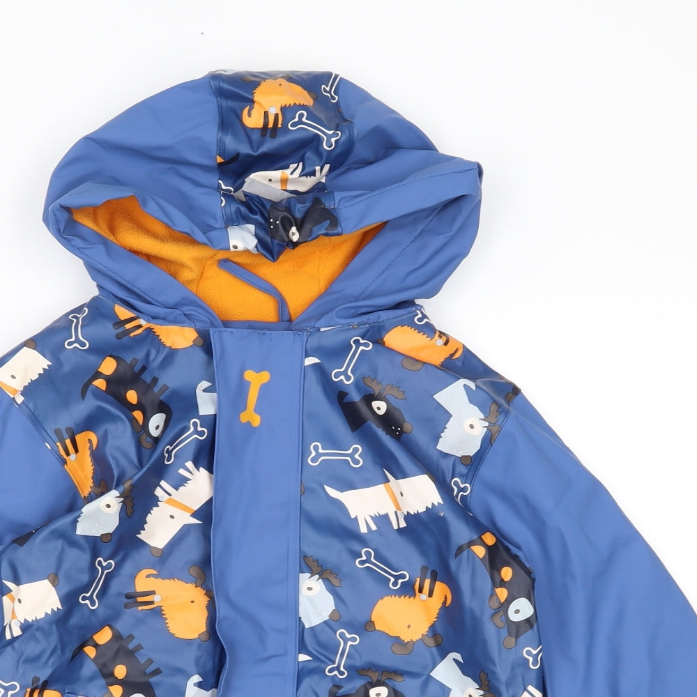 Lupilu Boys Blue   Rain Coat Coat Size 5-6 Years