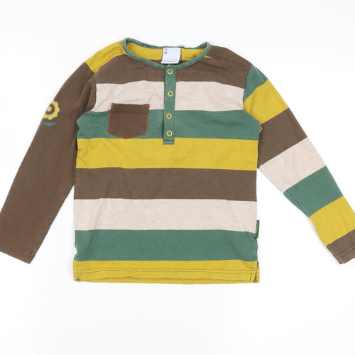 Cocco Drillo Boys Green Striped  Basic Casual Size 5 Years