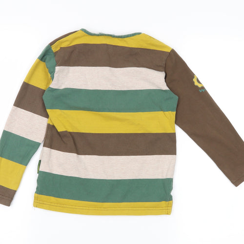 Cocco Drillo Boys Green Striped  Basic Casual Size 5 Years