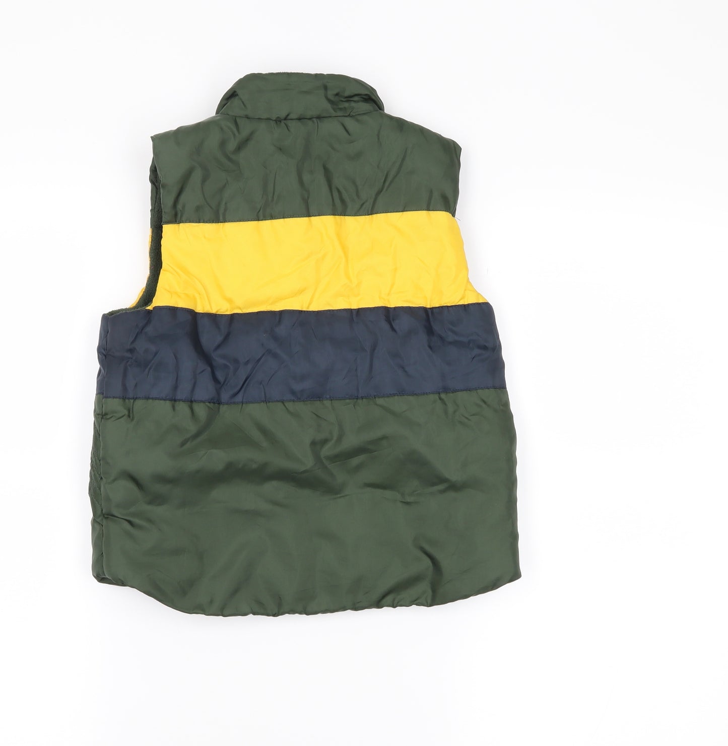 Lupilu Boys Green Striped  Anorak Coat Size 5 Years