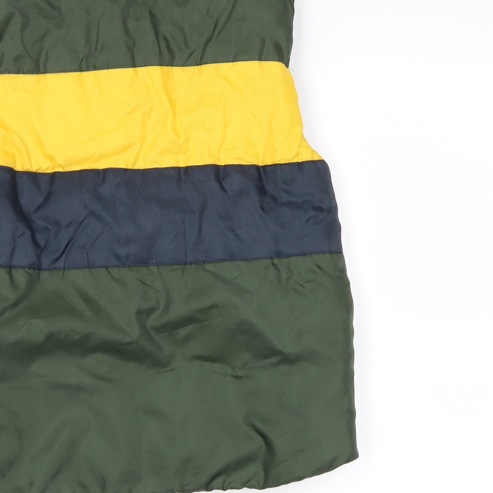 Lupilu Boys Green Striped  Anorak Coat Size 5 Years