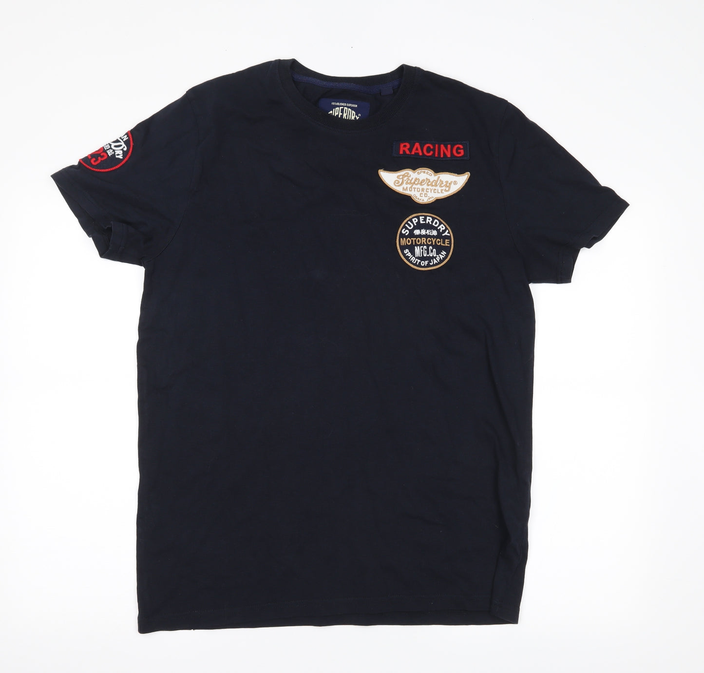 Superdry Mens Black    T-Shirt Size XL