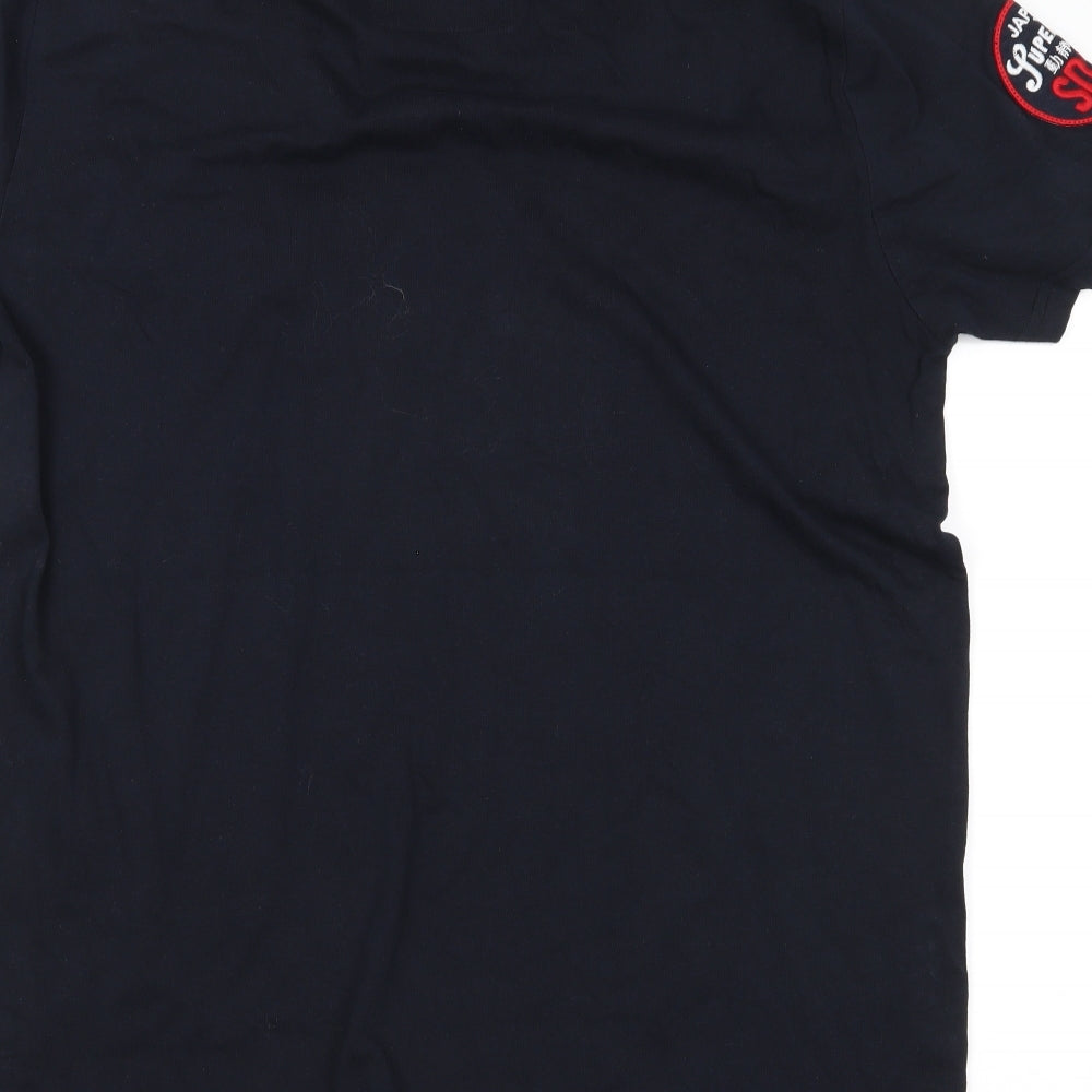 Superdry Mens Black    T-Shirt Size XL