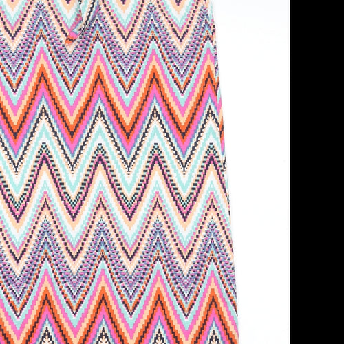 Very Womens Pink Herringbone  Basic Blouse Size 10