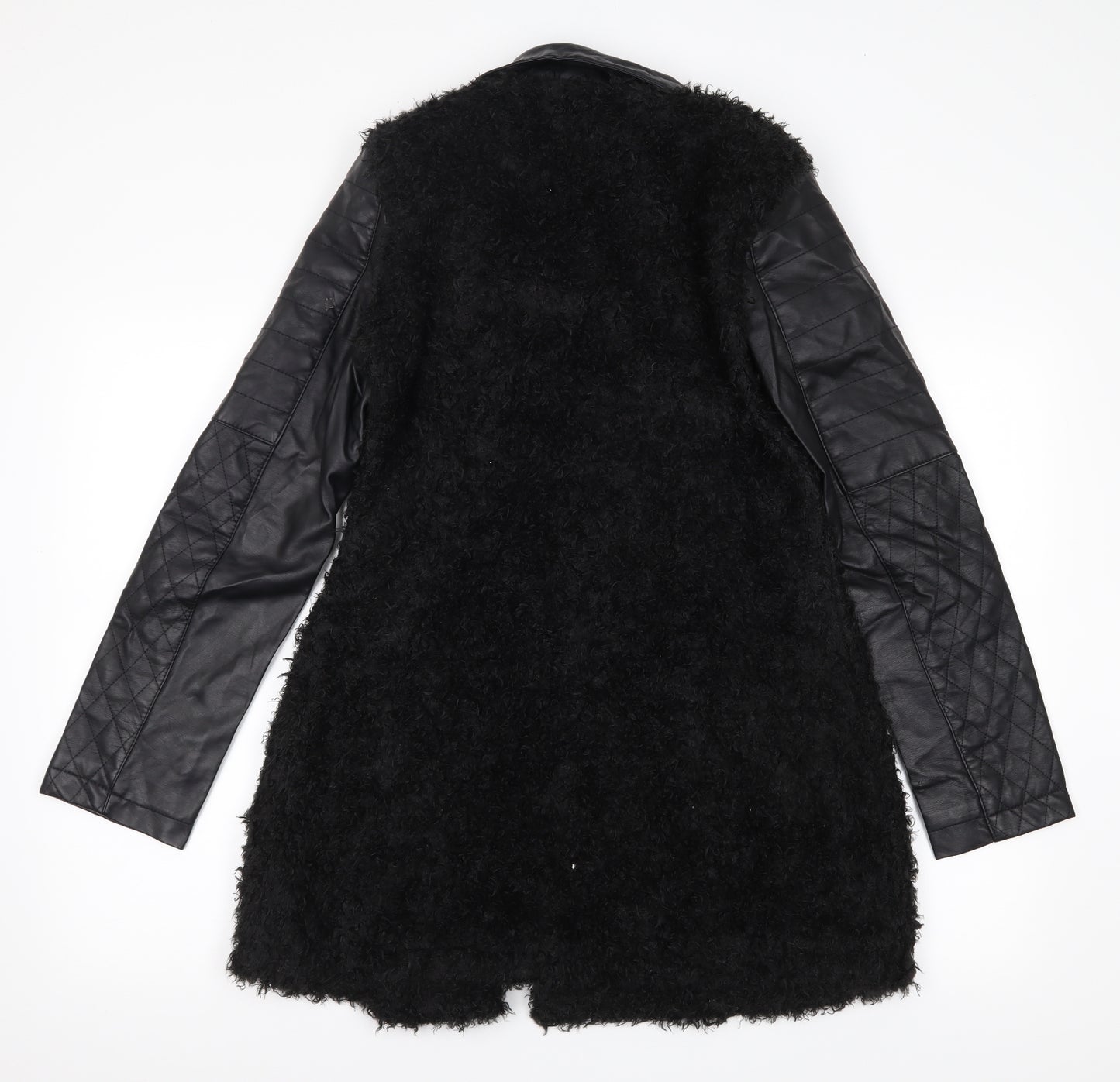 Brave Soul Womens Black   Jacket Coat Size 10