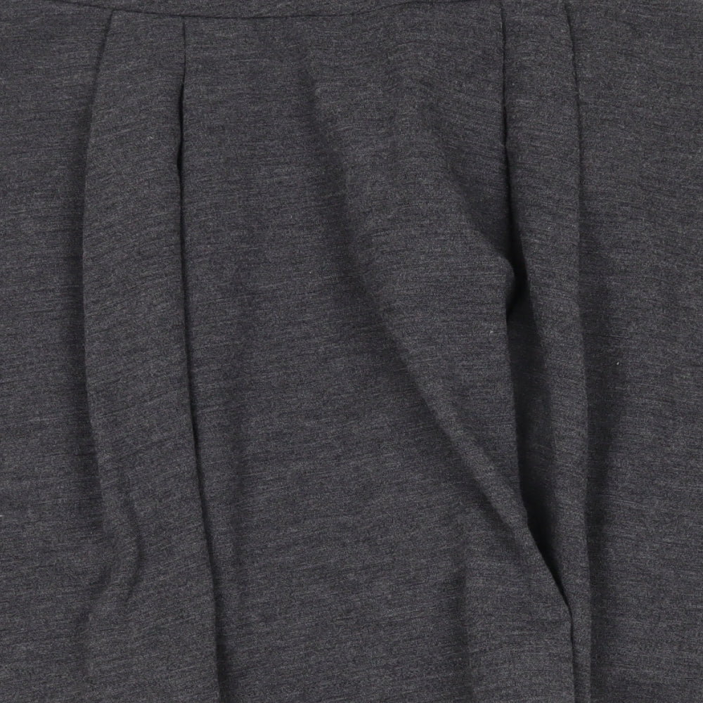Diane Von Furstenburg Womens Grey   Pleated Skirt Size 4