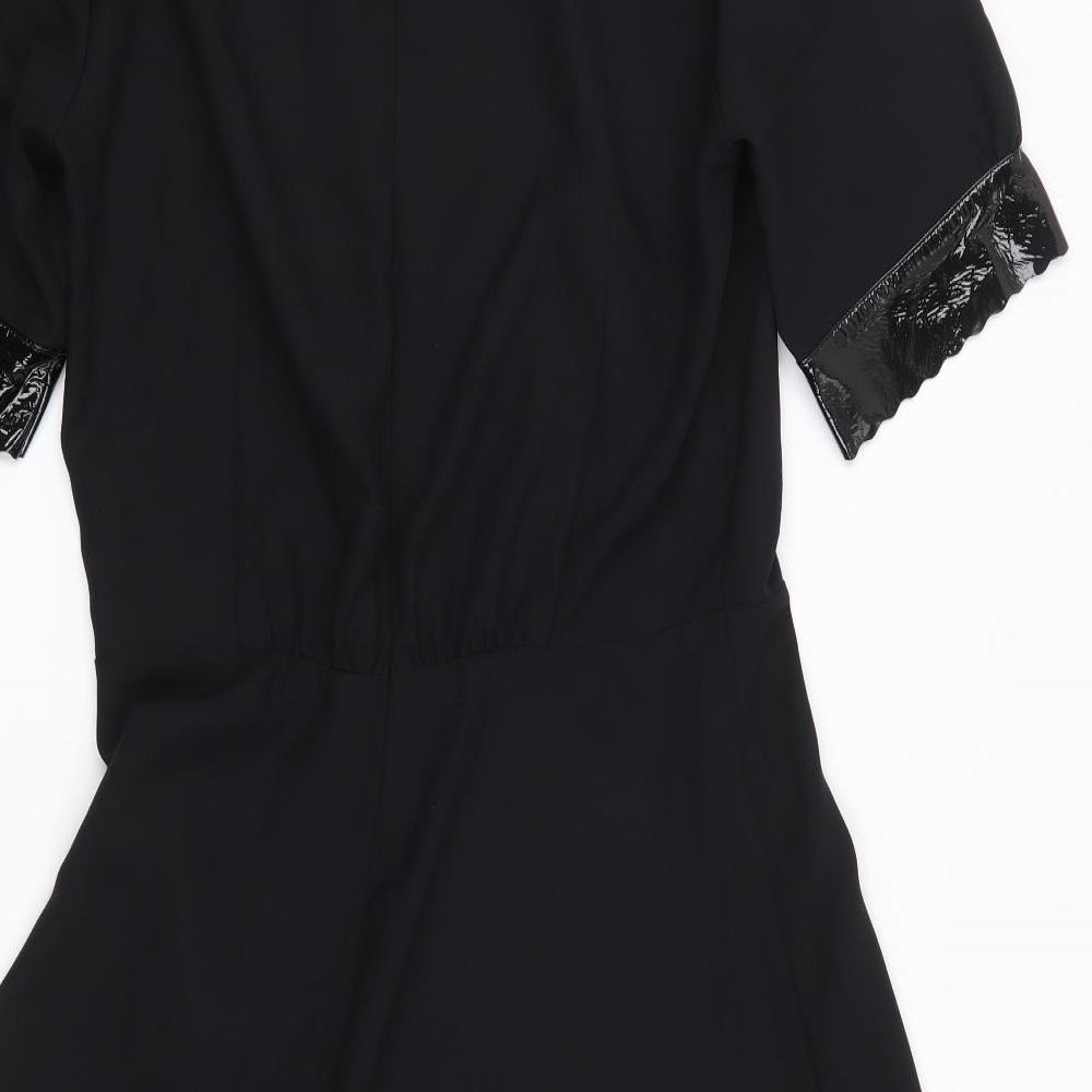 Manley Womens Black   Shirt Dress  Size 8