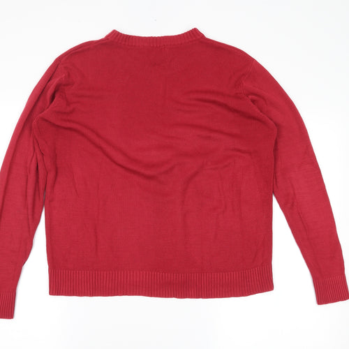 Berkertex Womens Red   Pullover Jumper Size 10