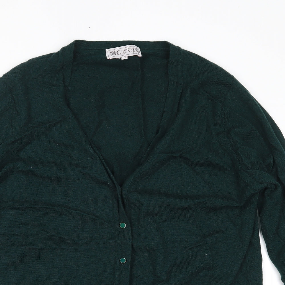 Country Collection Womens Green   Pullover Jumper Size 14