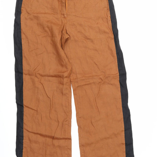 NEXT Womens Brown   Trousers  Size 14 L32 in