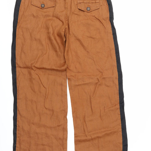 NEXT Womens Brown   Trousers  Size 14 L32 in