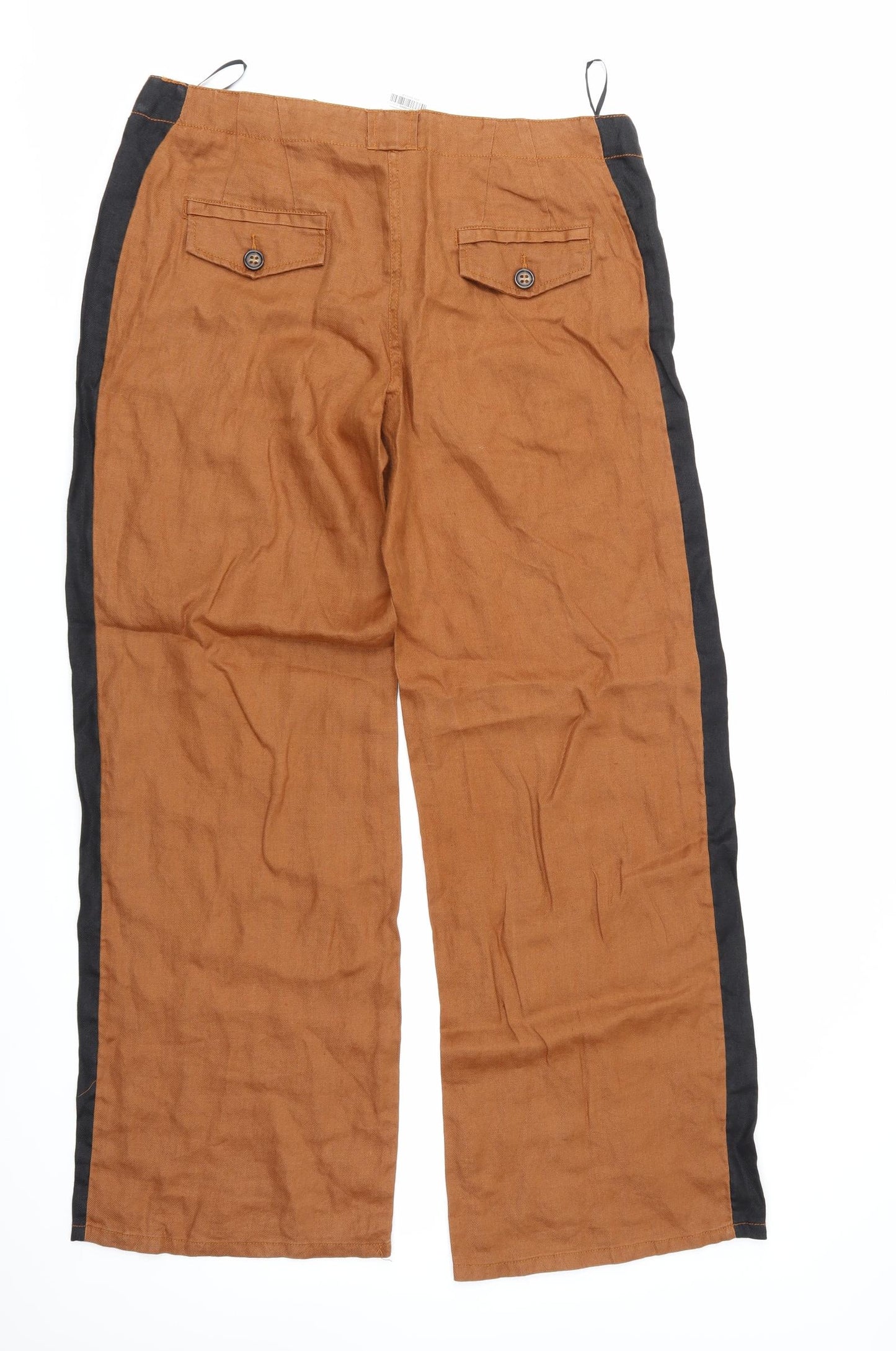 NEXT Womens Brown   Trousers  Size 14 L32 in