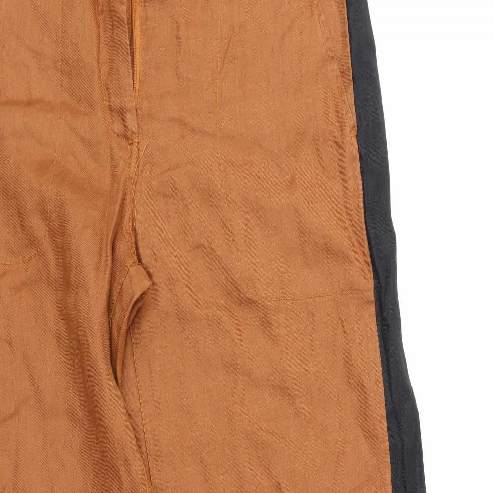 NEXT Womens Brown   Trousers  Size 14 L32 in
