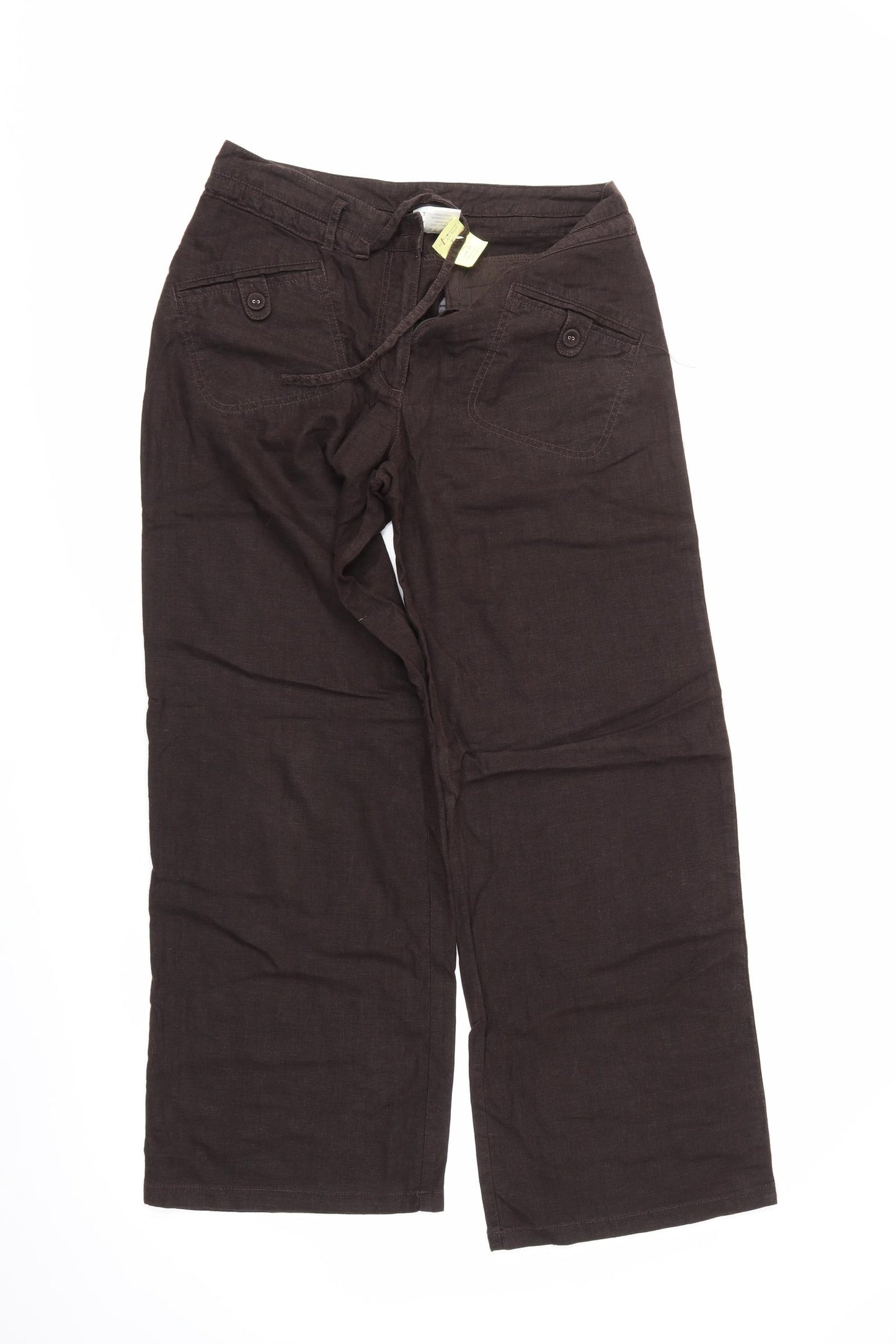 NEXT Womens Brown   Cargo Trousers Size 10 L30 in