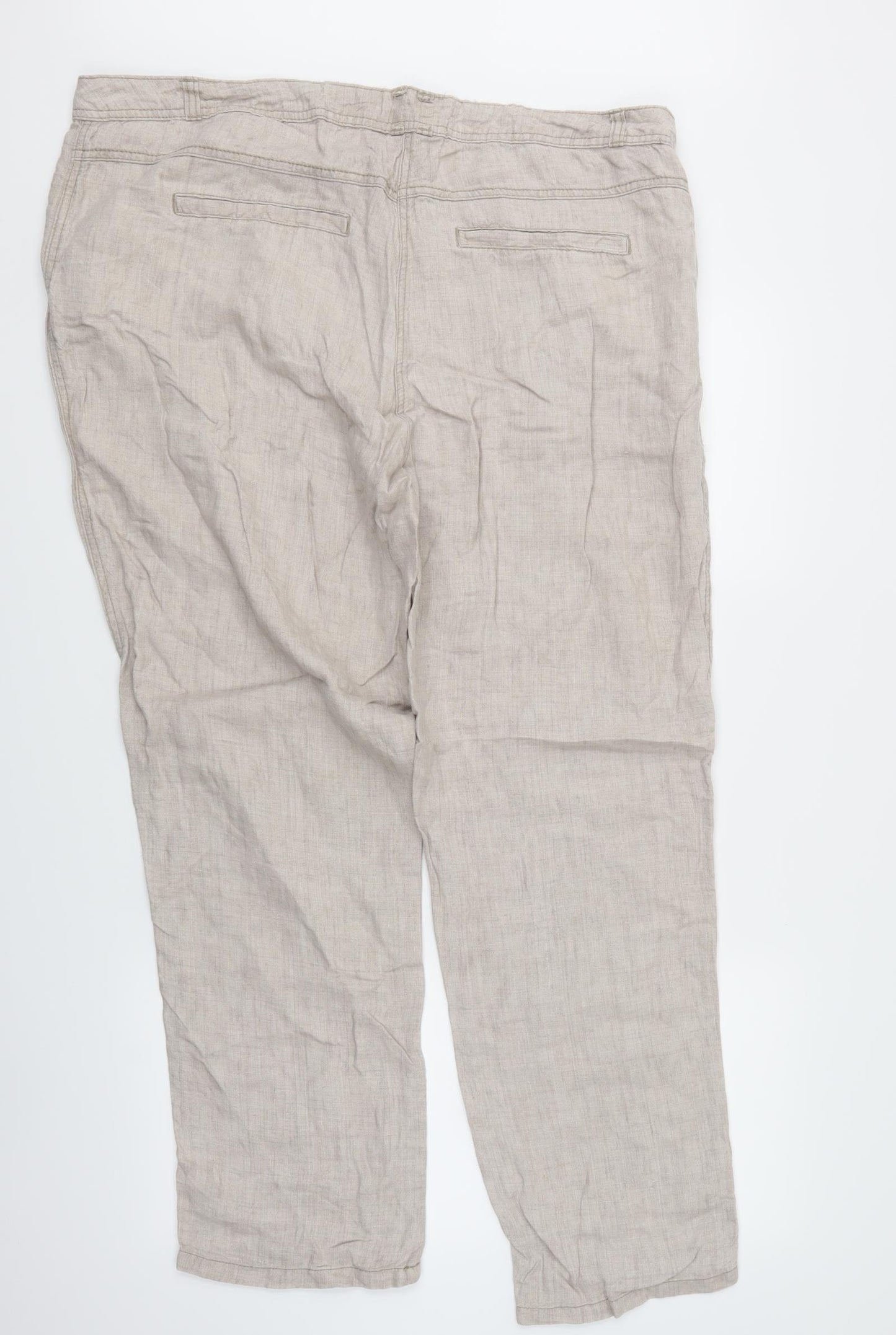 Moda Womens White   Trousers  Size 18 L30 in