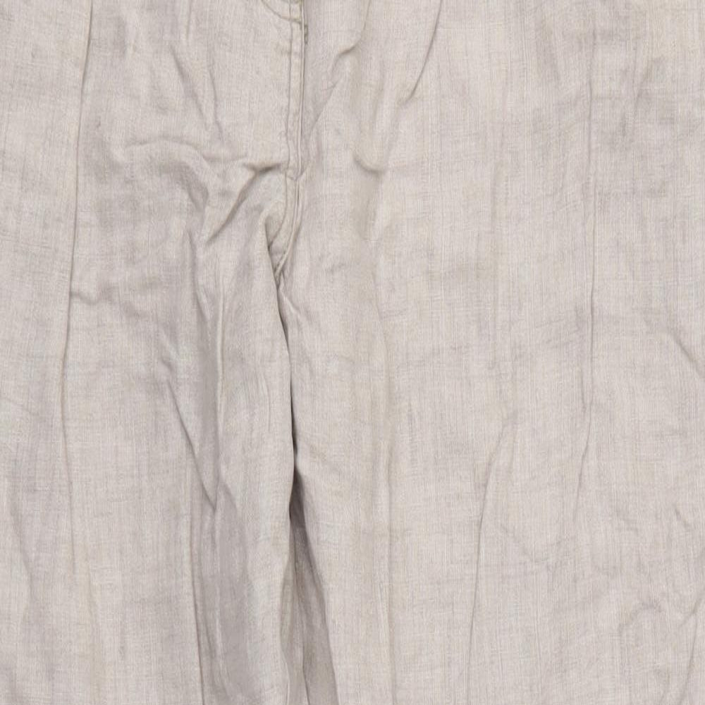 Moda Womens White   Trousers  Size 18 L30 in