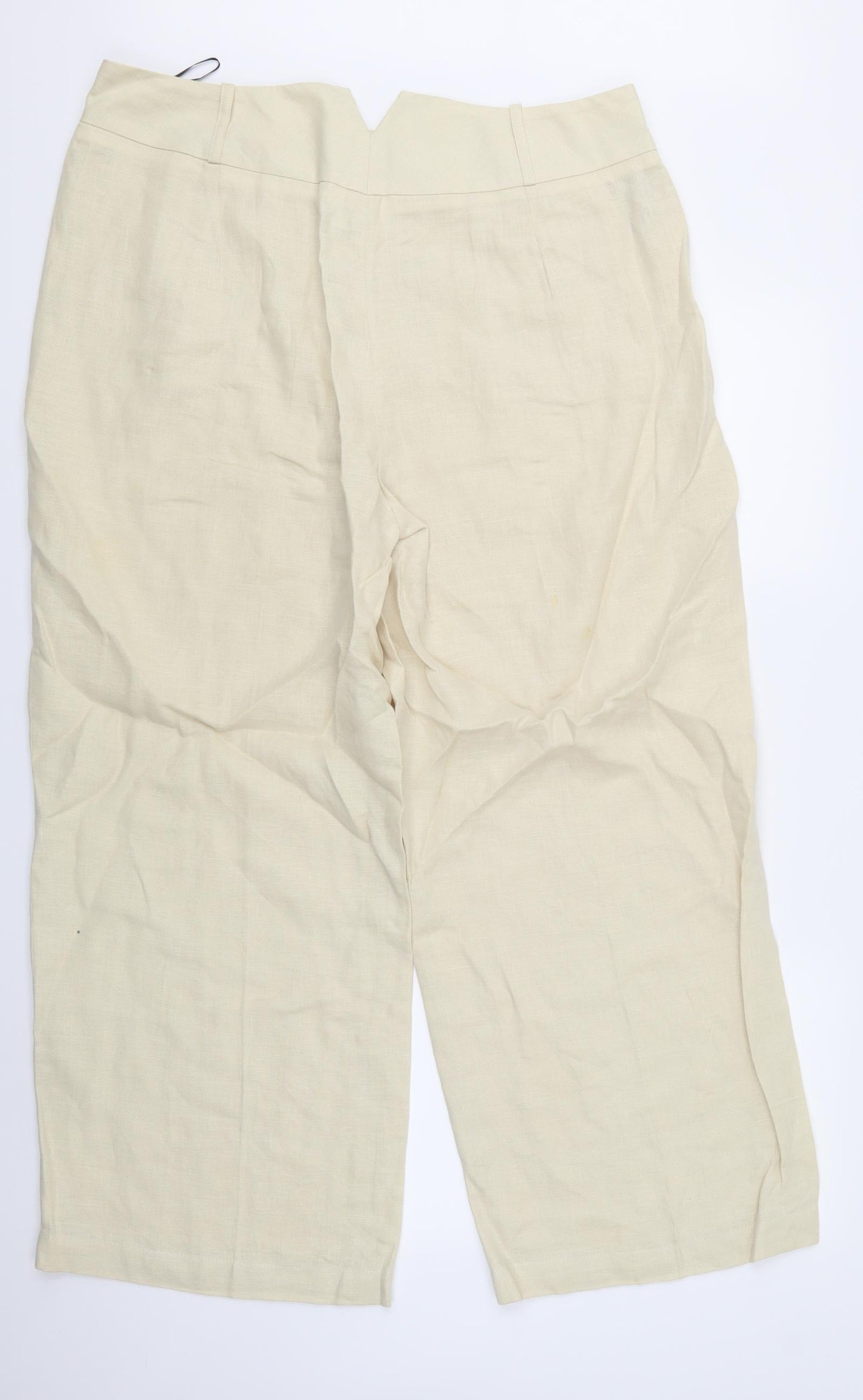 John Bentley Womens Ivory   Trousers  Size 16 L20 in
