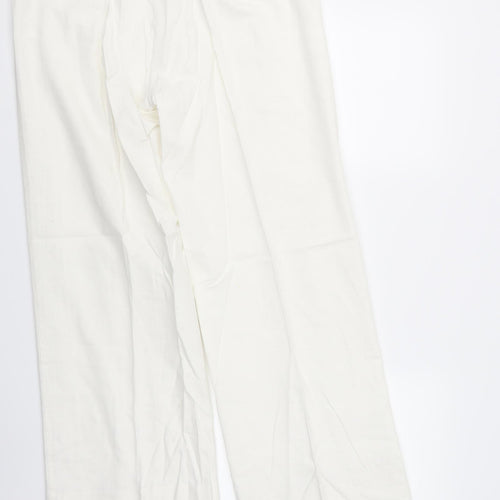 Atmospehre Womens White   Trousers  Size 12 L28 in