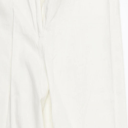 Atmospehre Womens White   Trousers  Size 12 L28 in