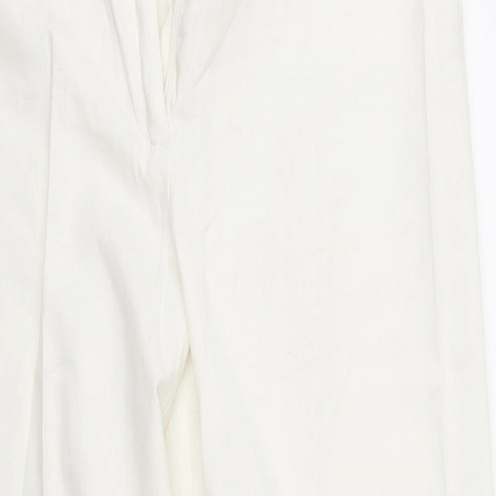 Atmospehre Womens White   Trousers  Size 12 L28 in